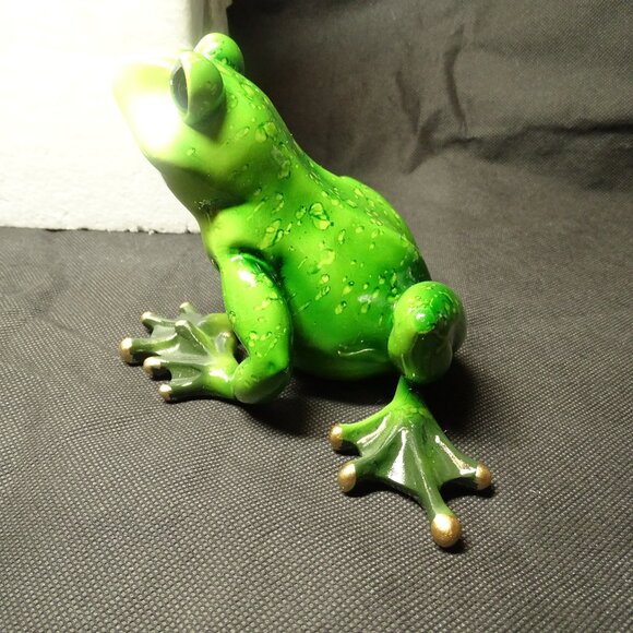 Ceramic Green Frog NIB - Picture 5 of 7